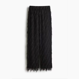NWT H&M Edition -  Black Pants with Fringe
